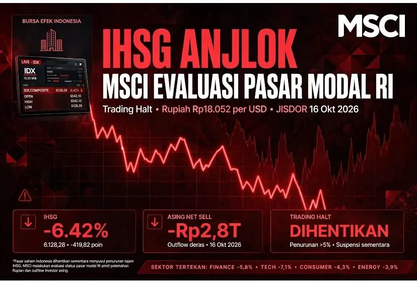 IHSG anjlok MSCI Indonesia
