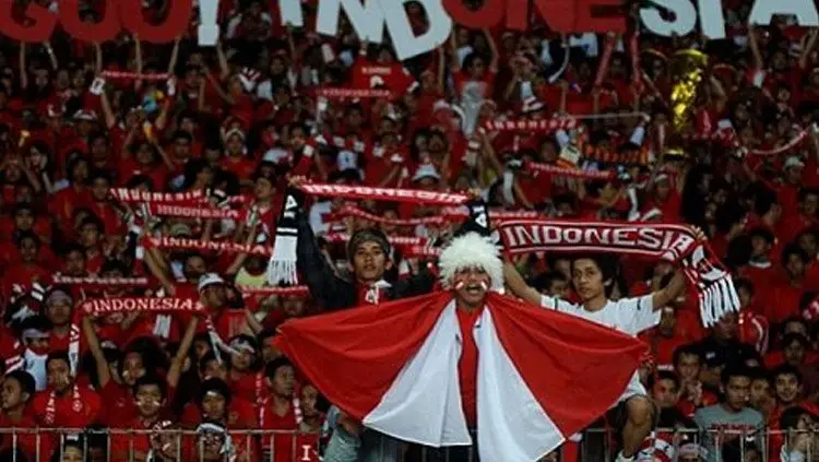 Suporter Indonesia di kompetisi Asia